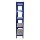 Monster Racking T-Rax Heavy Duty Shelving Units, Blue, 75cm W, 30cm D, Set of 4