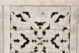 Giner and Colomer  Sideboard With 4 Doors And 3 Drawers In Mango Wood With Handmade Details