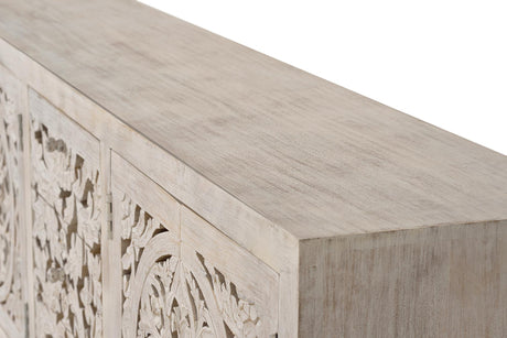 Giner and Colomer – Sideboard With 4 Doors And 3 Drawers In Mango Wood With Handmade Details