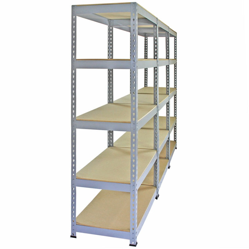 10 x Q-Rax Grey Metal Racking Units 90 x 50 x 180cm