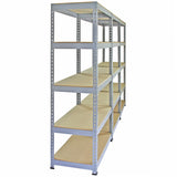 10 x Q-Rax Grey Metal Racking Units 90 x 50 x 180cm