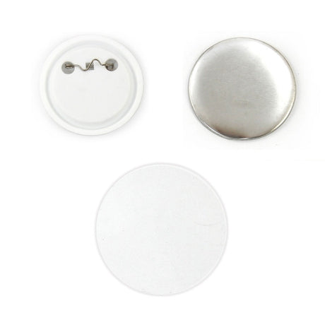 PixMax 58mm Badge Components 100 blanks