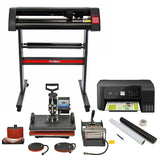 PixMax 5 in 1 Heat Press, Vinyl Cutter, Printer, Weeding Pack