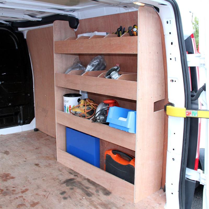 11sqm Black Van Lining, Glue & Ford Transit Custom Rack