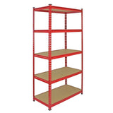 4 x Z-Rax Metal Racking Units Red 90cm & Free Mallet