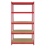 4 x Z-Rax Metal Racking Units Red 90cm & Free Mallet