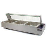 KuKoo 3 Pan Wet Well Bain Marie