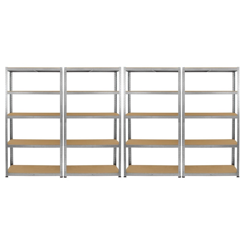 Monster Racking 4 x Galwix Galvanised Steel Shelves, 90cm Wide