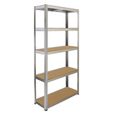 Monster Racking 4 x Galwix Galvanised Steel Shelves, 90cm Wide