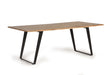 Giner and Colomer  Dining Table In Acacia Wood With Metal Base (205 cm Top)