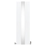 Flat Mirror Radiator & Valves - 1800mm x 565mm - White