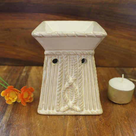 Venetian Square Rope Design Oil Burner