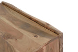 Giner and Colomer - Acacia Wood Sideboard With 2 Doors, 3 Drawers & Hand-Carved Fronts