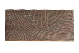 Giner and Colomer - Acacia Wood Dining Table With Metal Legs & Hand-Carved Top