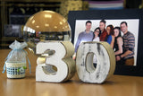 Wooden Birthday Numbers - No.3