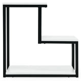 3-Tier Side End Table with Storage Rack for Living Room