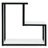 3-Tier Side End Table with Storage Rack for Living Room