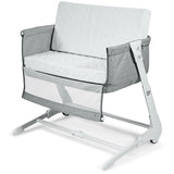 Baby Height Adjustable Bassinet with Washable Mattress-Gray