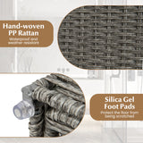 29 Gallons Laundry Hamper with Convenient Handles and Removable Liner Bag-Gray