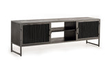 Giner and Colomer - 2-Door Mango Wood & Metal Cabinet