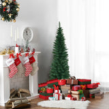 1.8 M Slim Pencil Christmas Tree with Branch Tips for Indoor Decoration