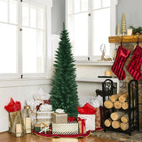 1.8 M Slim Pencil Christmas Tree with Branch Tips for Indoor Decoration