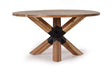 Giner and Colomer - Acacia Wood & Metal Dining Table