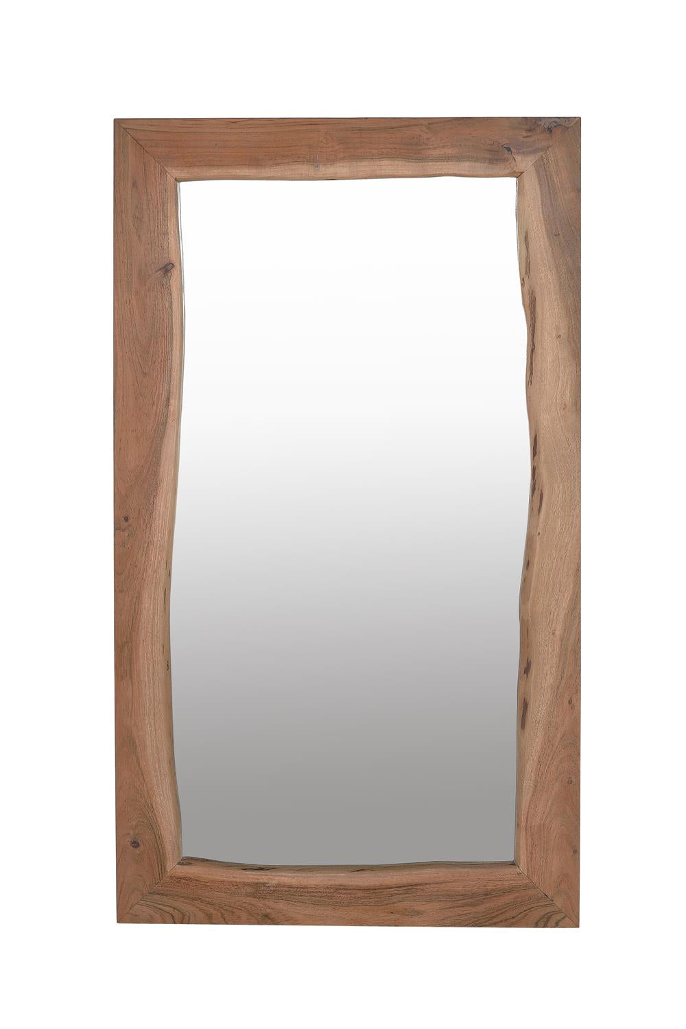 Giner and Colomer - Acacia Wood Mirror, Versatile Hanging Options
