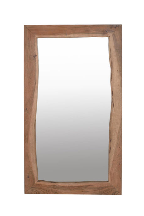 Giner and Colomer - Acacia Wood Mirror, Versatile Hanging Options