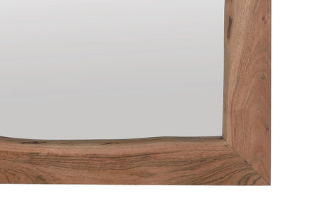 Giner and Colomer - Acacia Wood Mirror, Versatile Hanging Options
