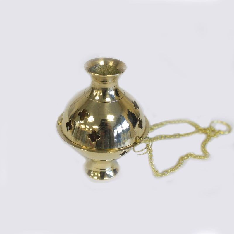 Hanging Brass Incense Burner