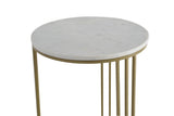 Giner and Colomer - Side Table With Marble Top & Metal Legs