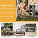Folding Pop-Up Camping Storage Cabinet with Bag L Size