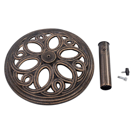 23-lbs 17 3/4 Inch Round Umbrella Base Stand