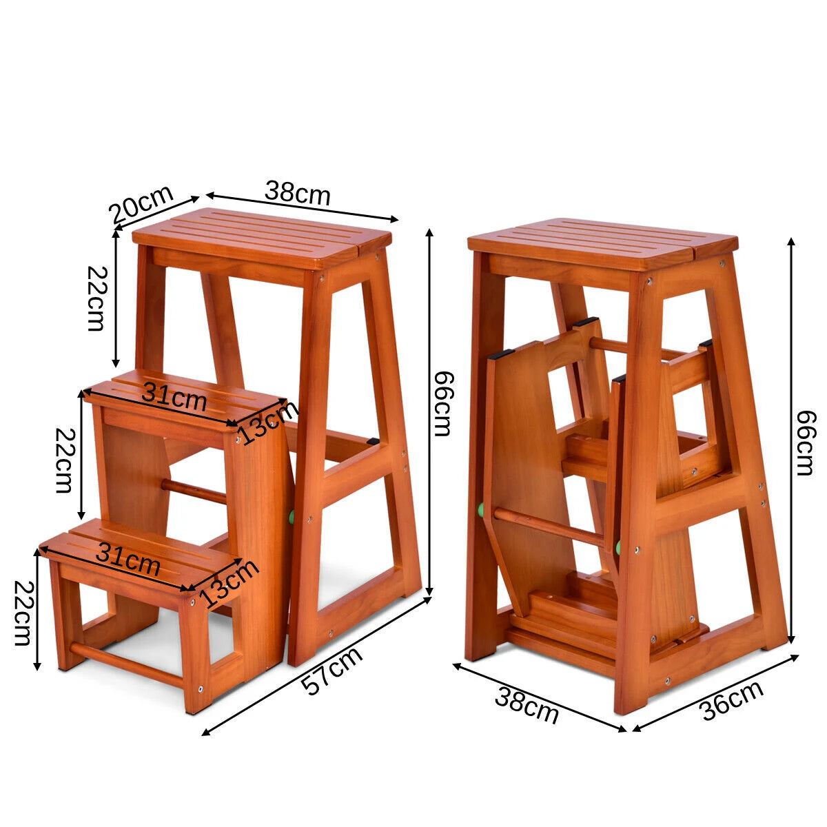 Folding Step Stool for Adults and Kids