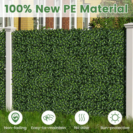 12 Pieces 50 x 50 cm Artificial Grass Wall Panels-Type C