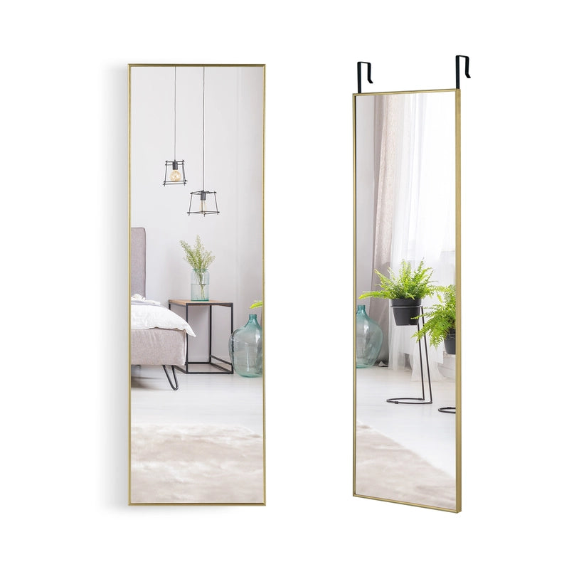 Tall rectangular mirror for hanging 120 x 37 cm