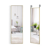 Tall rectangular mirror for hanging 120 x 37 cm