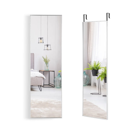 Tall rectangular mirror for hanging 120 x 37 cm