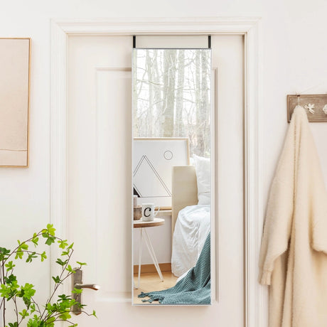 Tall rectangular mirror for hanging 120 x 37 cm