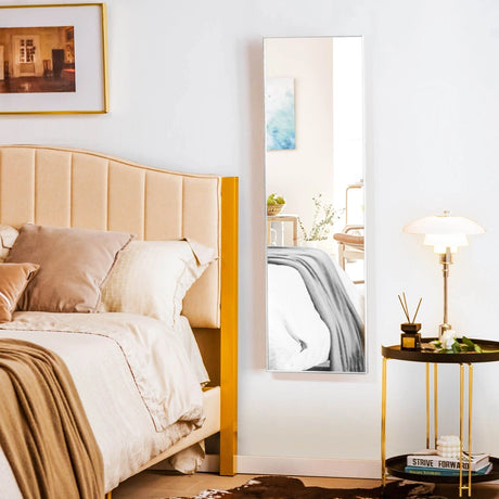 Tall rectangular mirror for hanging 120 x 37 cm