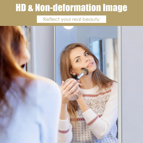 Tall rectangular mirror for hanging 120 x 37 cm