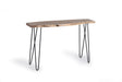 Giner and Colomer - Console With Acacia Wood Top & Metal Legs
