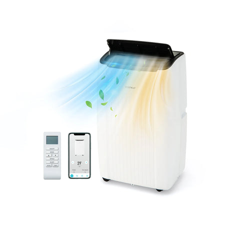 12000 BTU 4-in-1 Portable Air Conditioner with Heater  Fan and Dehumidifier