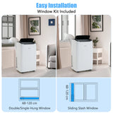 12000 BTU 4-in-1 Portable Air Conditioner with Heater  Fan and Dehumidifier