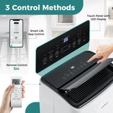 12000 BTU Portable Air Conditioner with Heat and Smart WiFi Enabled-White