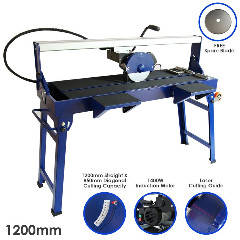 T-Mech Wet Tile Cutter Bench - 1200mm / 1400W