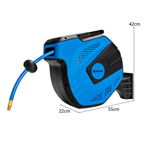 15M Wall-Mounted Auto Retractable Air Hose