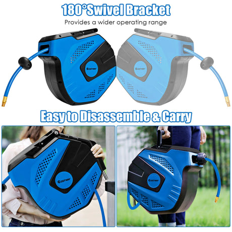 15M Wall-Mounted Auto Retractable Air Hose