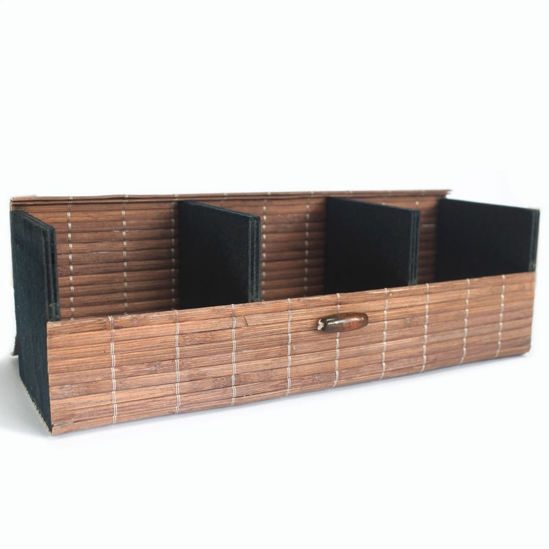 Triple Box Slatted Bamboo